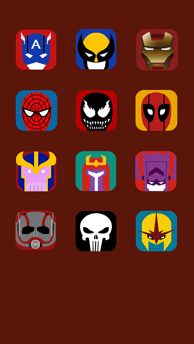 漫威人物icon