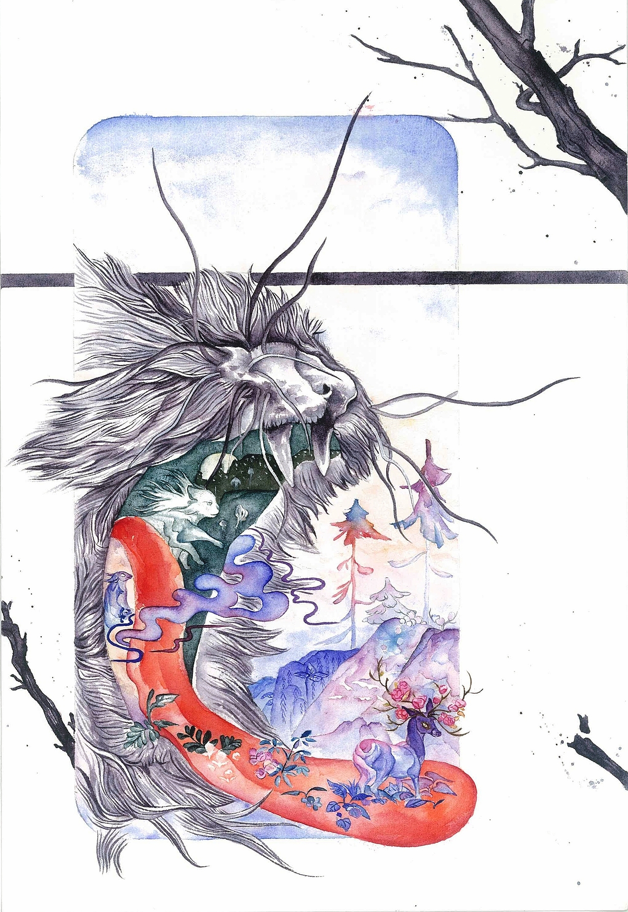 几张猫咪水彩插画练习（图ZMTU5Nzc3OTgw） - 创作习作 - 站酷设计师摸鱼茂原创素材 - 站酷ZCOOL