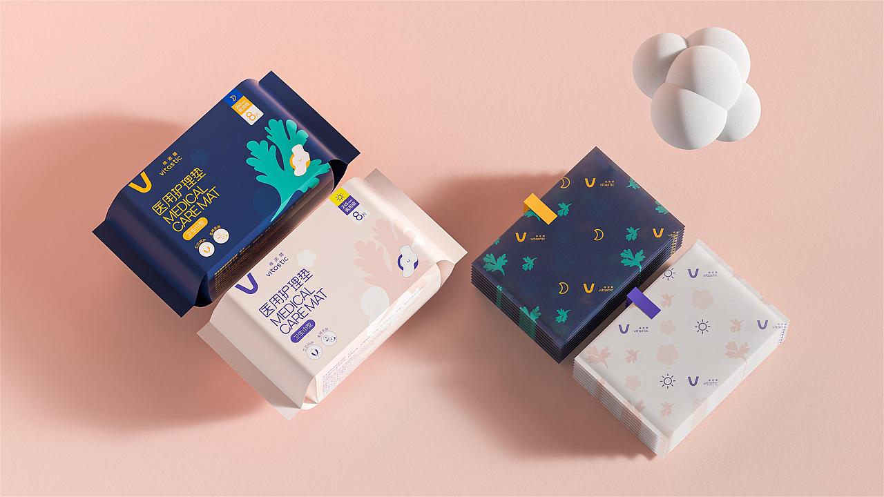 卫生巾包装设计 维诺健&老百姓大药房