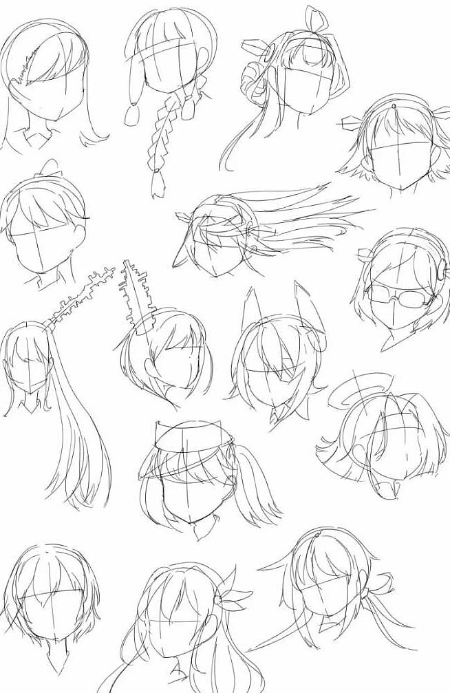 头发画的容易ZZB-1