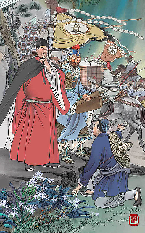 湖南省娄底市博物馆国画~层板画~景箱~展馆画~连环画（图ZMjc0ODgwMjk2） - 商业插画 - 站酷设计师杨越绘画原创素材 - 站酷ZCOOL