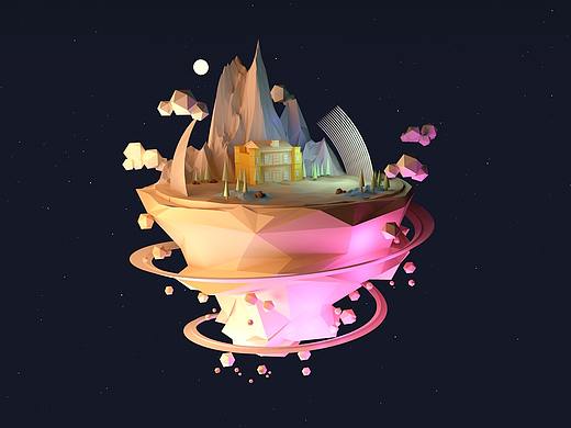 C4D  低多边形/工具练习