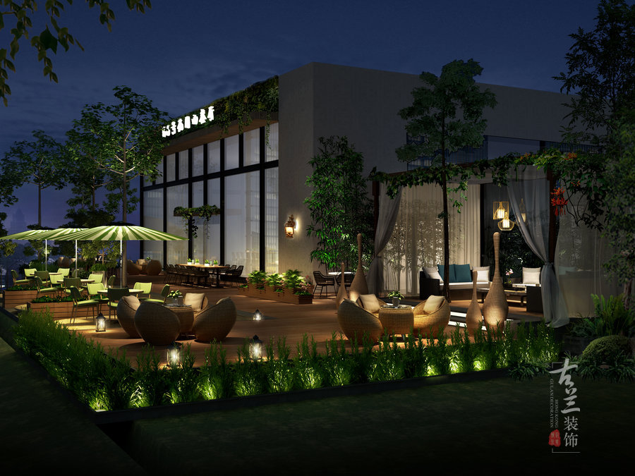 餐厅设计公司|乐山66号花园餐厅设计|空间|室内设计|乐山花园餐厅装修