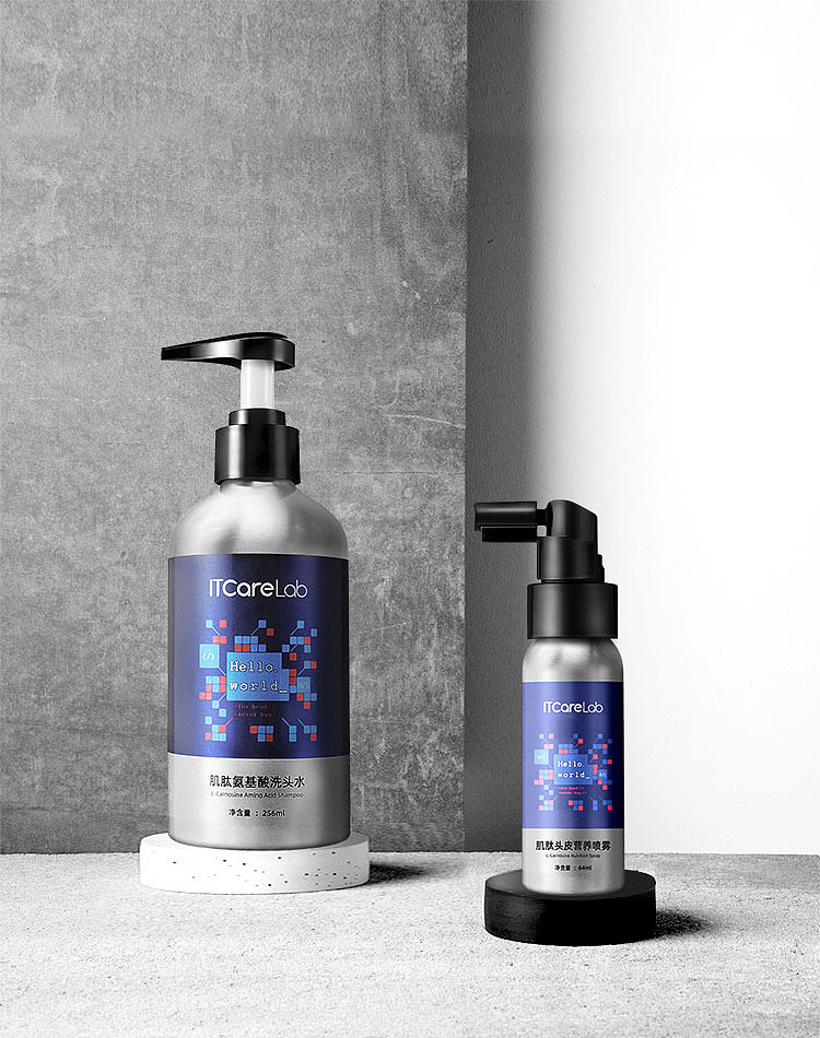 洗发水VS生发喷雾广告