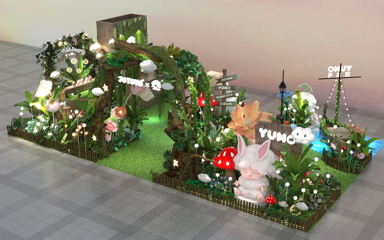 深圳QTX yumo展第一版（图ZMzI3MDQzODY0） - 展陈设计 - 站酷设计师Davina苏原创素材 - 站酷ZCOOL