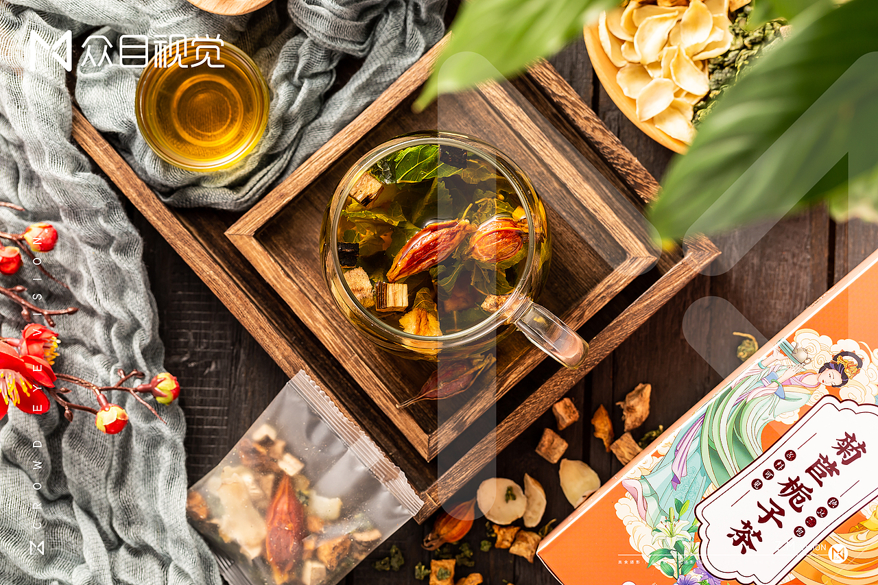 菊苣栀子茶 | 产品摄影 x 众目视觉 |