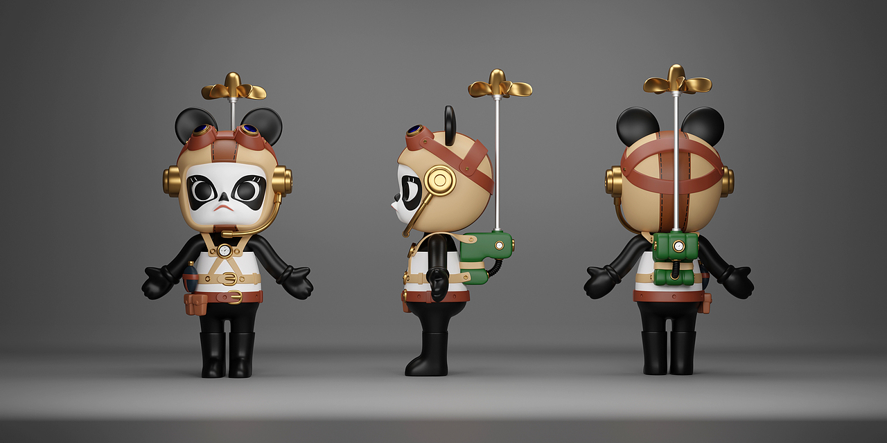 Blender建模及渲染练习（三）（图ZMjQzMDg3OTg4） - 玩具 - 站酷设计师白蔡鱼原创素材 - 站酷ZCOOL