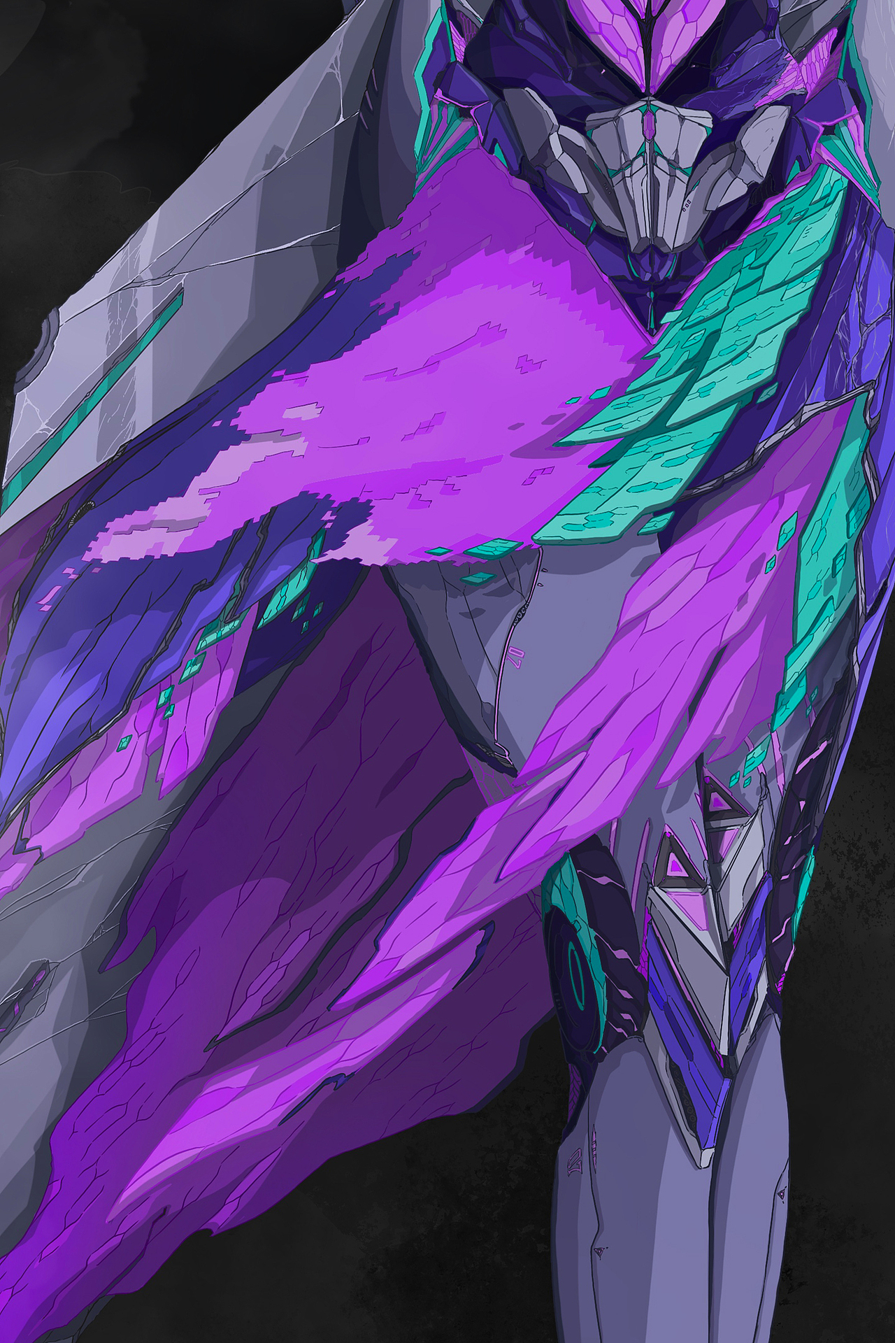 机甲少女作品对比(2018vs2021)_lanb16-站酷zcool