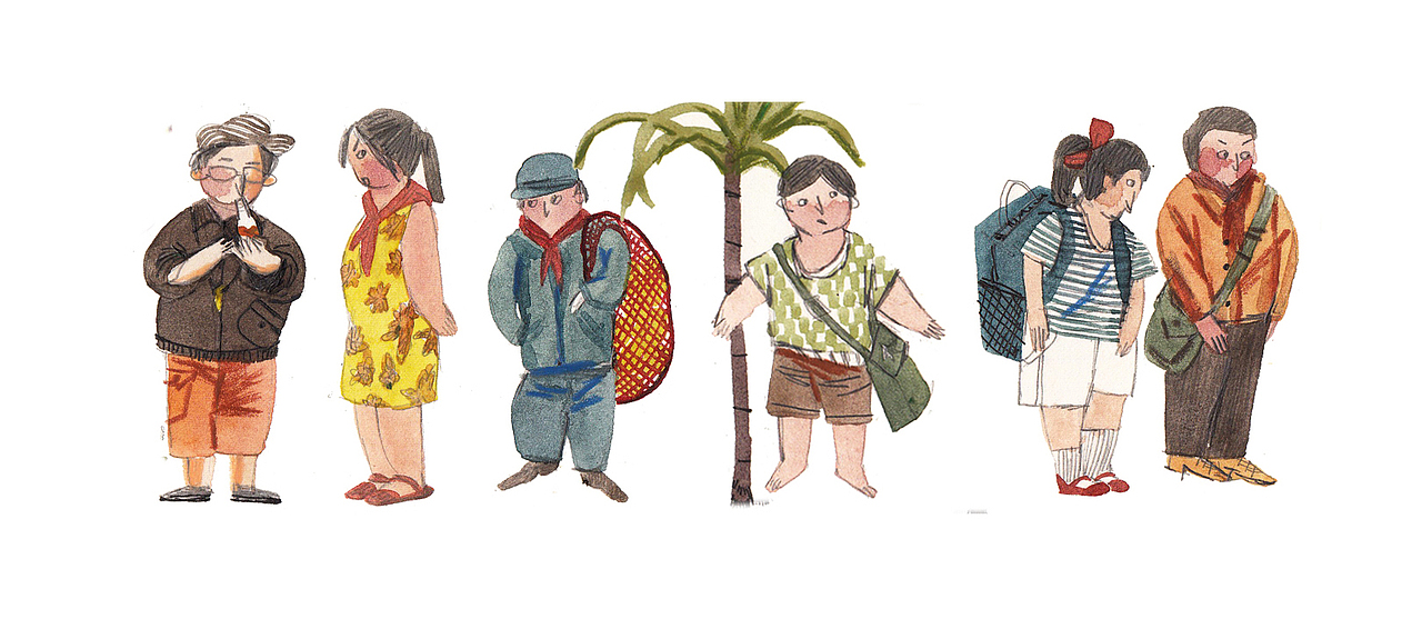 人山人海|插画|商业插画|画画的须臾_原创作品-站酷zcool