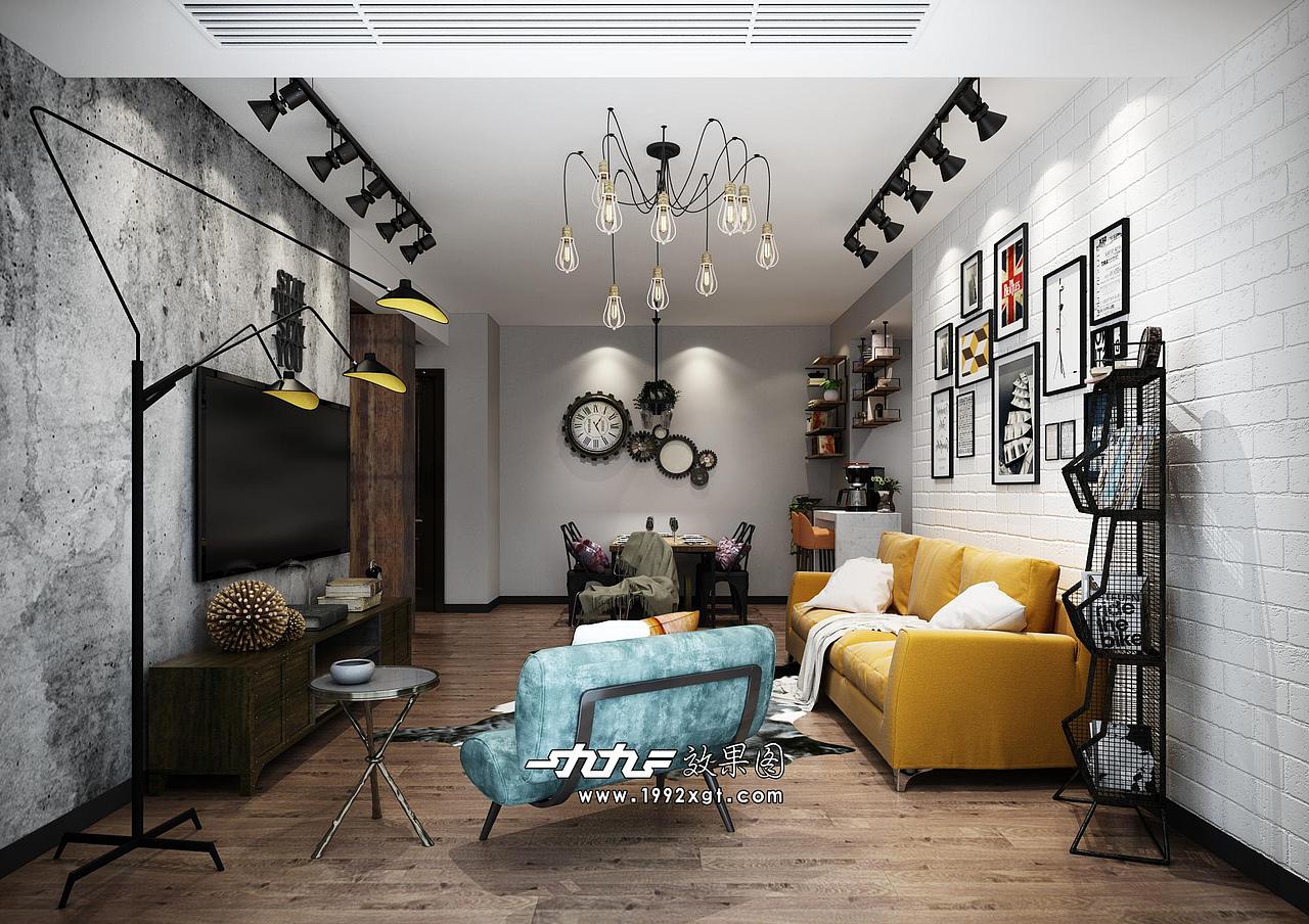 1992效果图-工业风