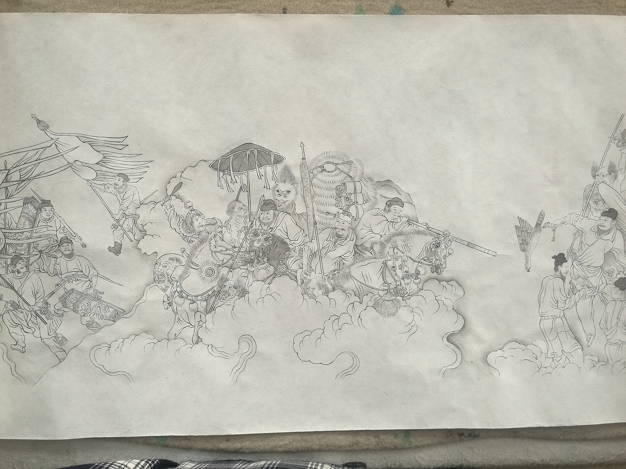 西岳降灵图（图ZMTU5OTYwMDMy） - 绘画 - 站酷设计师三一闲人原创素材 - 站酷ZCOOL