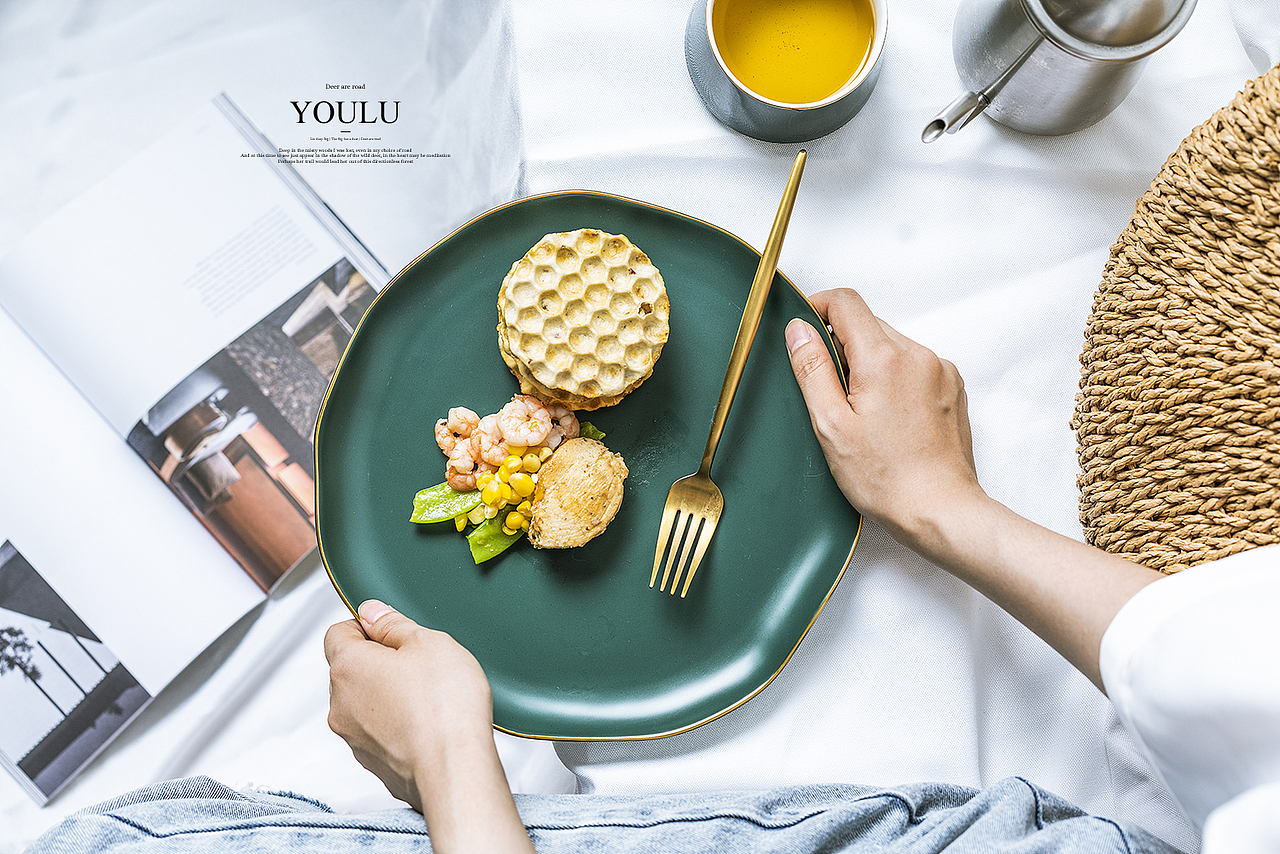 蓝器 ● 食（图ZMTY0NzE1OTQw） - 产品摄影 - 站酷设计师有鹿摄影视觉YOLU原创素材 - 站酷ZCOOL