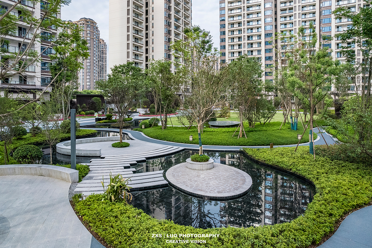 景观摄影 成都彭州置信丽都府二期