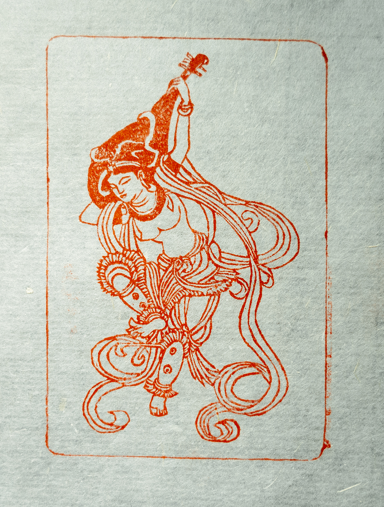 篆刻图印章经典的敦煌莫高窟作品反弹琵琶