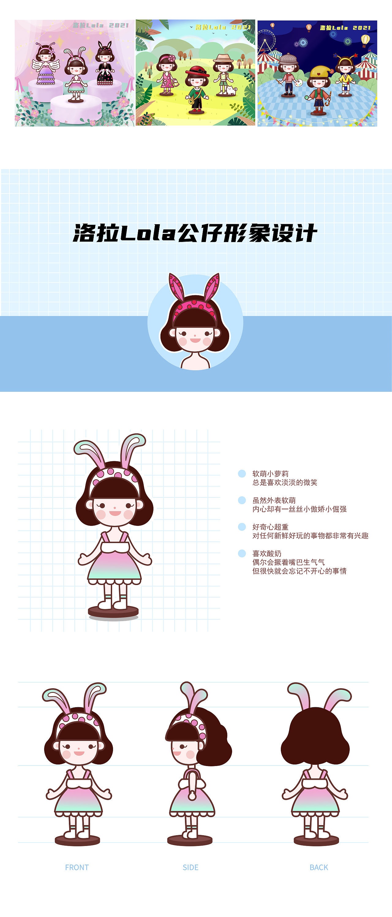 洛拉Lola公仔形象设计
