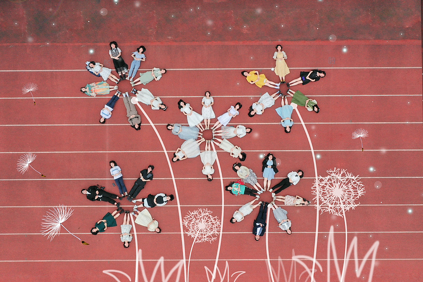 毕业季航拍创意（图ZMzMyODQ1ODMy） - 人像摄影 - 站酷设计师喂你一颗糖原创素材 - 站酷ZCOOL