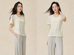 阔腿裤简约风摄影作品分享