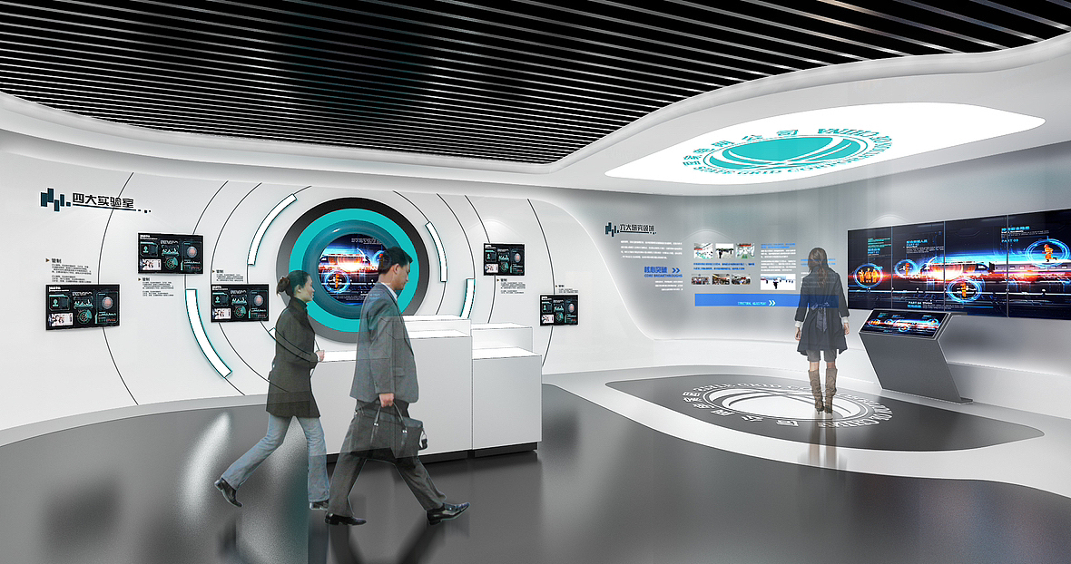 企业展厅/电网展厅（图ZMzQ4MDgzNDA4） - 商业空间设计 - 站酷设计师ALLLLLY原创素材 - 站酷ZCOOL