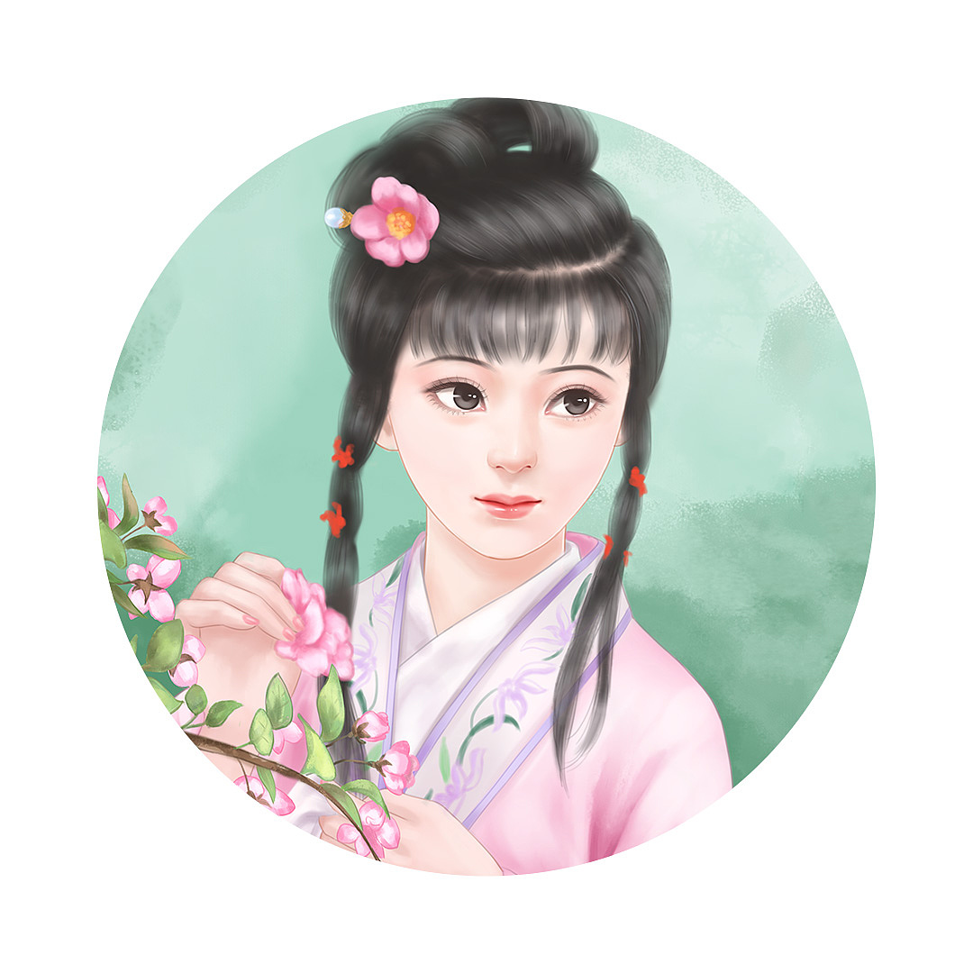 有美一人 清扬婉兮（图ZMjQ5OTM2MDgw） - 创作习作 - 站酷设计师泥巴drawing原创素材 - 站酷ZCOOL