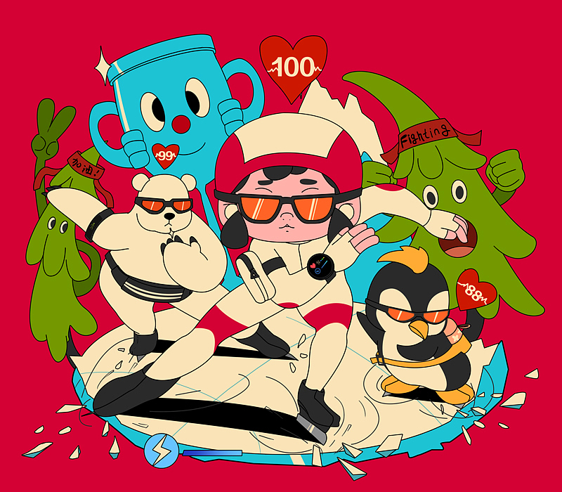 合作插画（图ZMjg0MTY3Mjg4） - 商业插画 - 站酷设计师大眼TATA原创素材 - 站酷ZCOOL