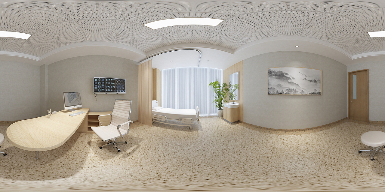 福建医科大学附属第一医院滨海院区室内漫游（图ZMTkxMDE0MjY4） - 建筑/空间 - 站酷设计师L_HAN原创素材 - 站酷ZCOOL