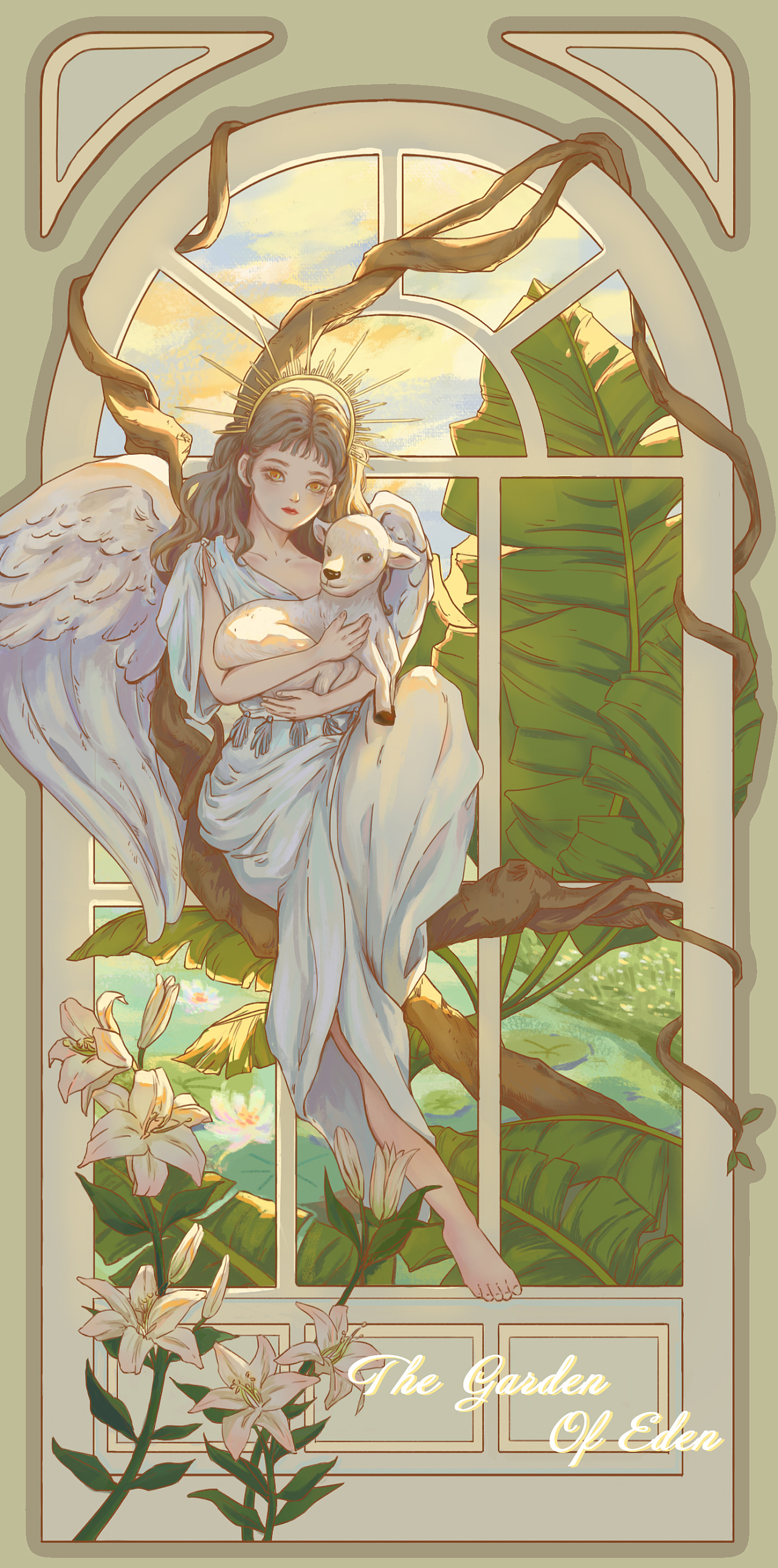 伊甸园|插画|创作习作|呱太子 - 原创作品 - 站酷 (zcool)