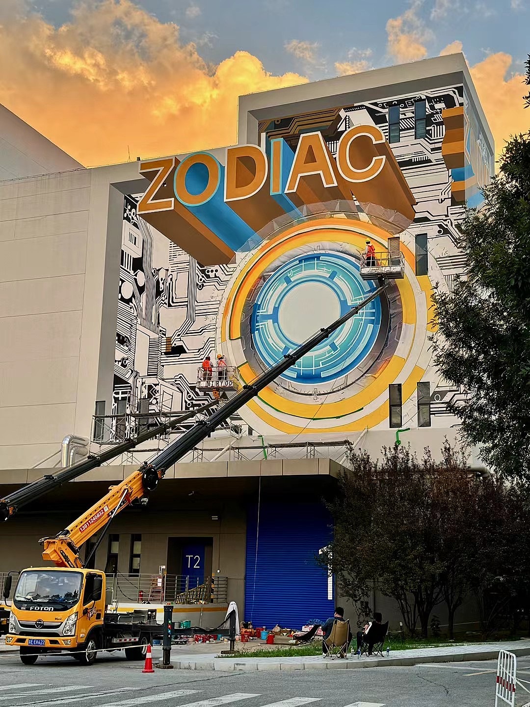 北京3D壁画,高空墙绘绘制!