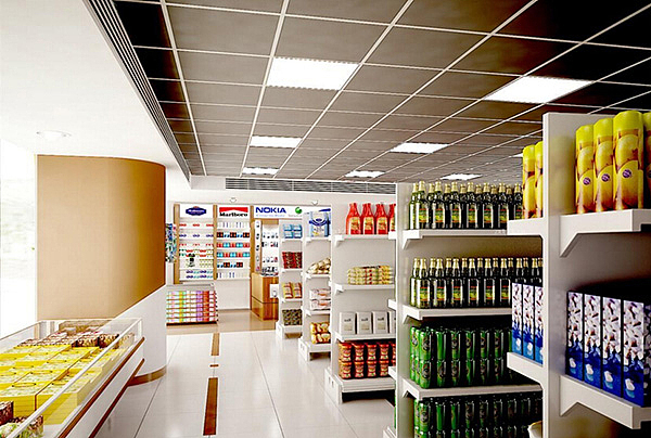 成都超市连锁便利店装修设计案例效果图（图ZNzYyMDQyODg=） - 其他 - 站酷设计师成都金标装饰设计原创素材 - 站酷ZCOOL