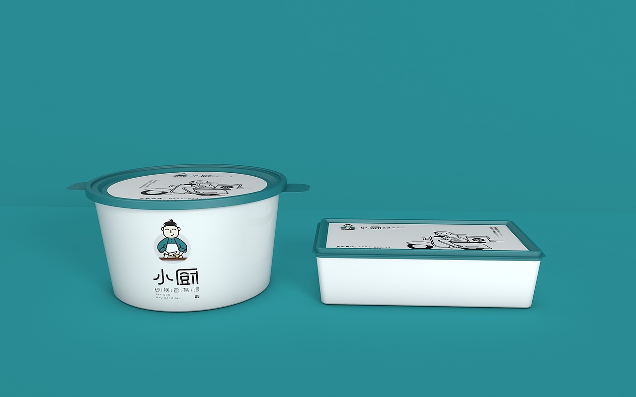 【YOPAI岳派设计】| 餐饮-《小厨砂锅冒菜》LOGO设计（图ZMjA5MTAyODI4） - Logo - 站酷设计师YOPAI岳派原创素材 - 站酷ZCOOL