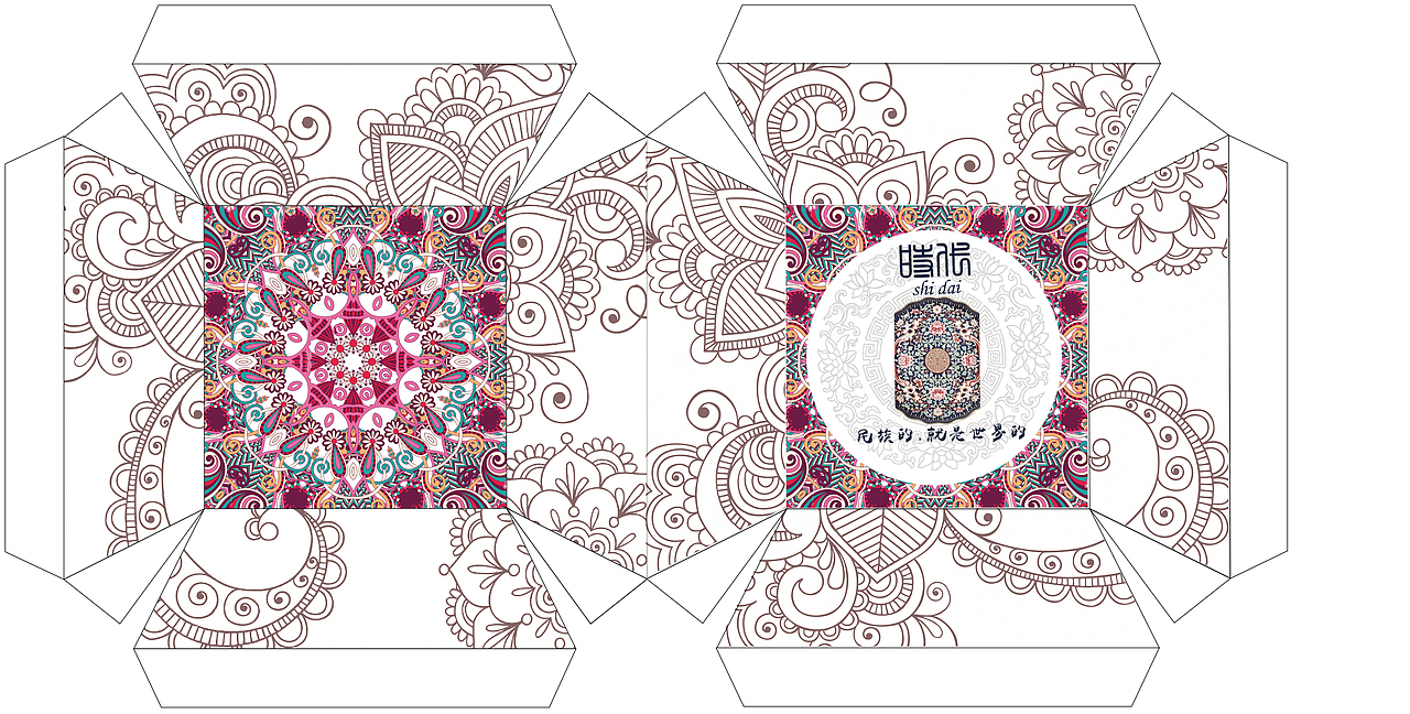 民族饰品风格，包装系列（图ZMTMxNDkyNDEy） - 包装 - 站酷设计师最会奋斗的小仙女原创素材 - 站酷ZCOOL