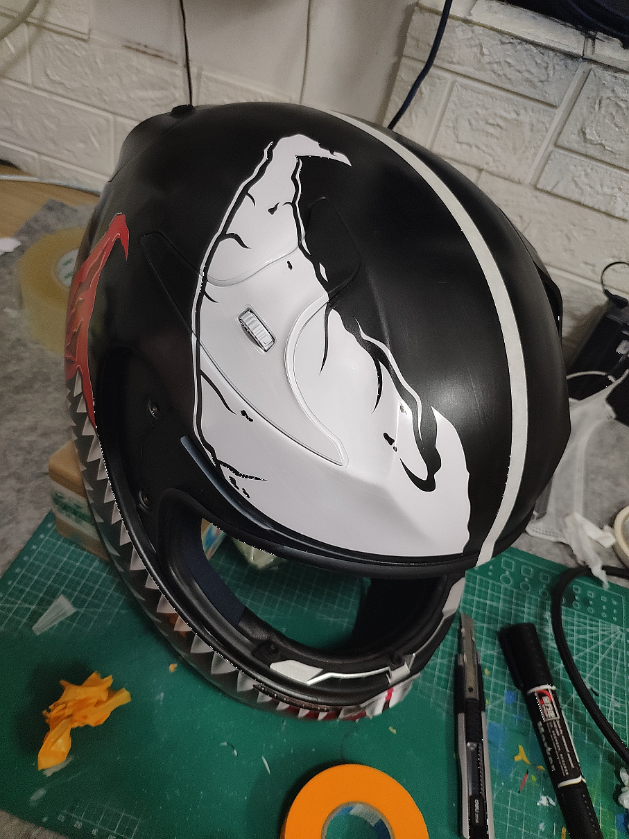 taohin | hjc rpha 10 | 毒液一代 | 头盔彩绘个性涂装