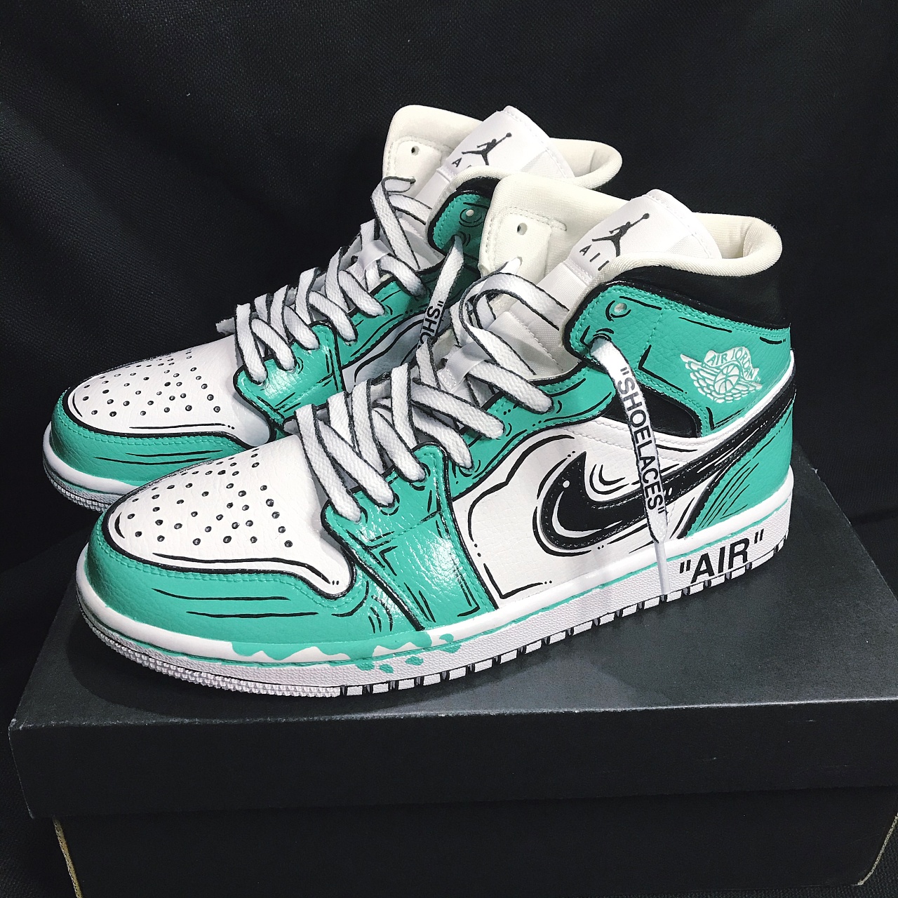 球鞋定制二次元aj