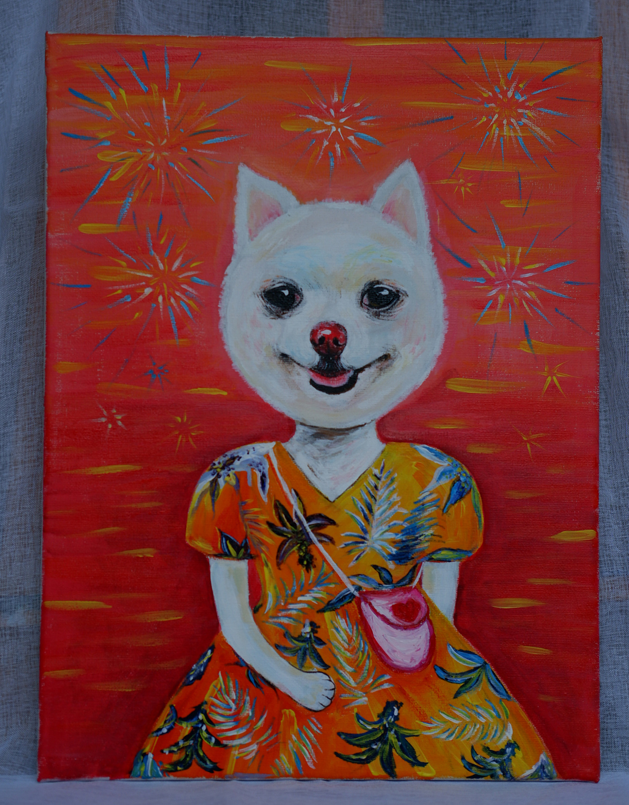 2021年一些丙烯绘画作品|纯艺术|绘画|小白兔rabbit - 原创作品