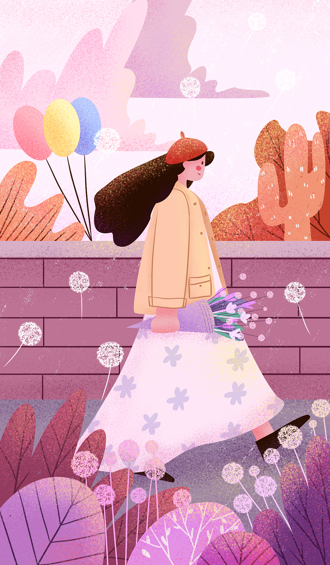 《赴约》（图ZMjc1NTg2MzM2） - 商业插画 - 站酷设计师梅子酱zj原创素材 - 站酷ZCOOL