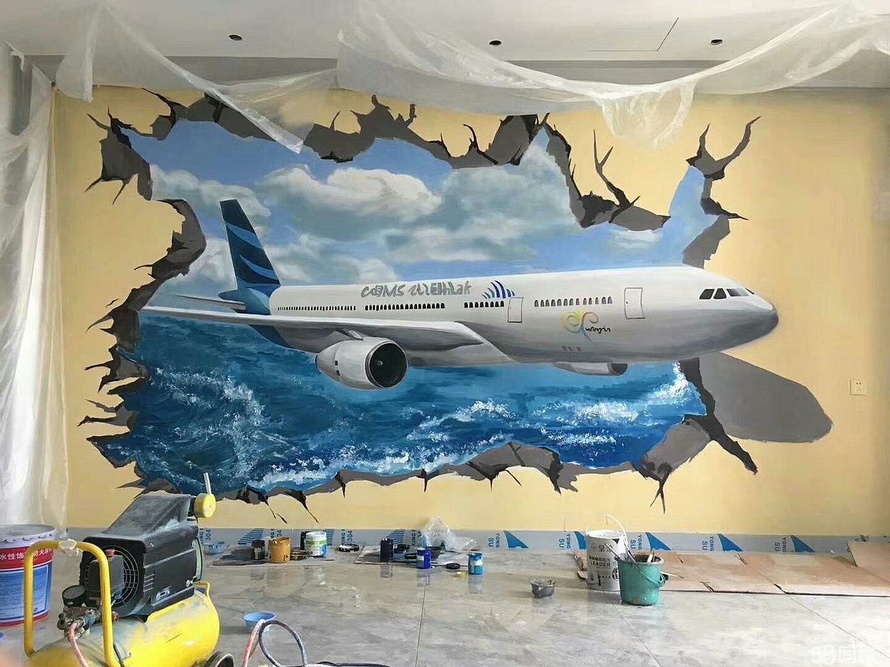 抚顺墙绘#抚顺彩绘#抚顺手绘墙画#抚顺墙体彩绘#壁画