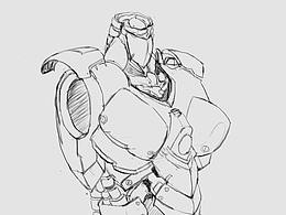 臨摹 機(jī)械人體