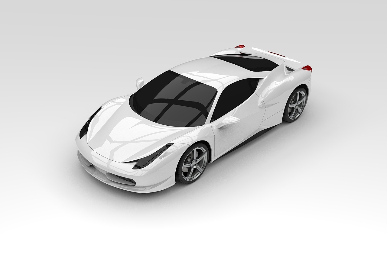 Ferrari-458Rhinoceros+KS模型渲染（图ZMjEzNDQxMzky） - 机械/交通 - 站酷设计师zbin0218原创素材 - 站酷ZCOOL