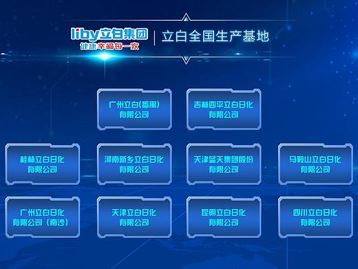 立白企业电子屏显示