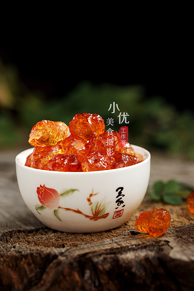 静物美食摄影 复古风 中国风 桃胶皂角米雪燕糖水组合