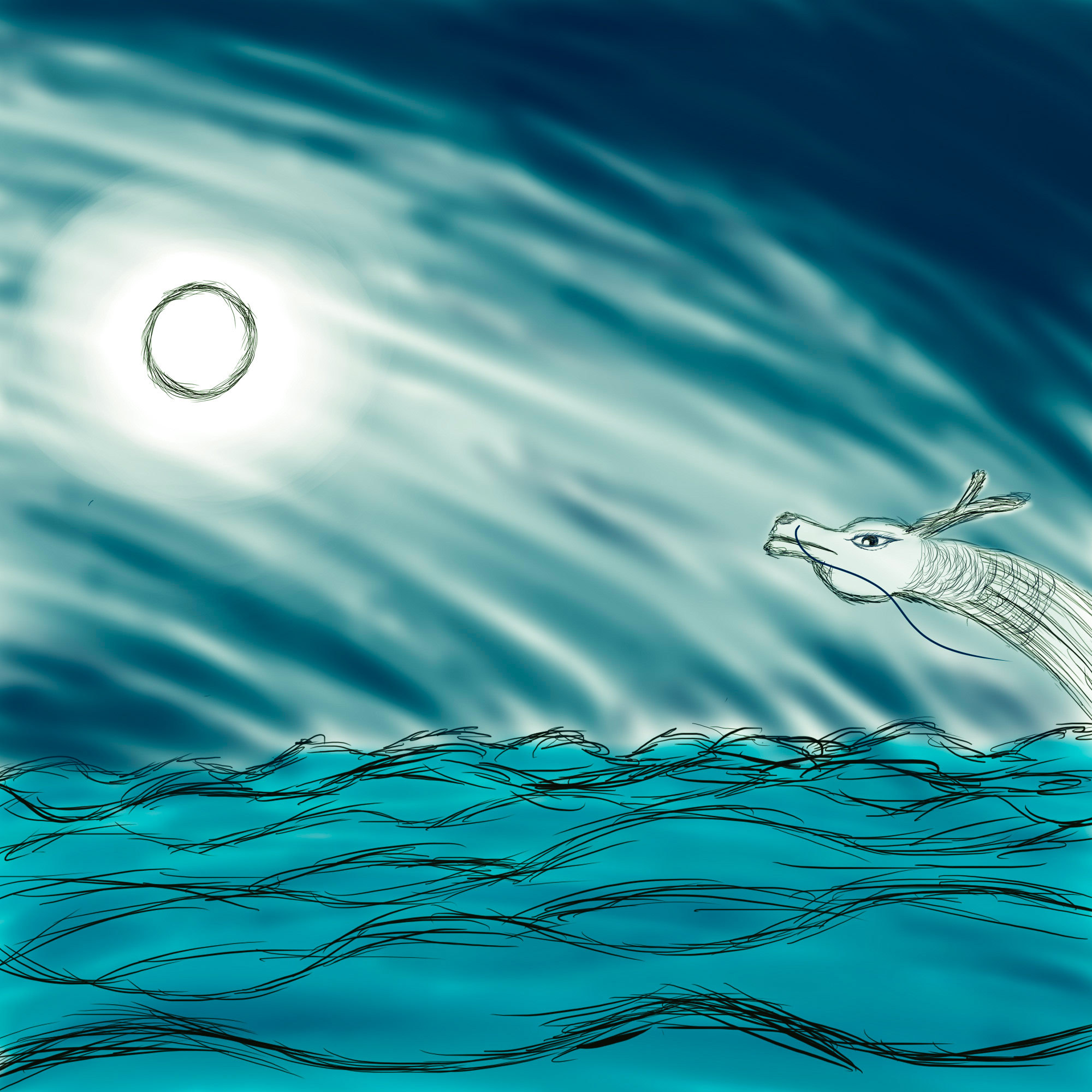 明月共潮生-白龙