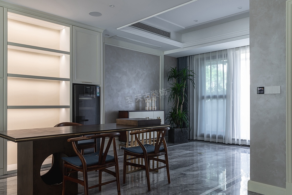 壹江郡193平米装修竣工照:欧式轻奢风格,渝北天古装饰