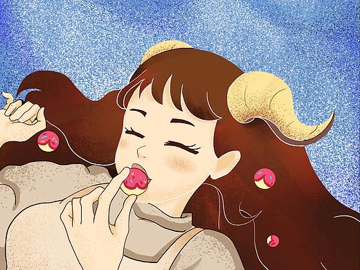 星座構(gòu)想-白羊（個(gè)人主頁(yè)-ZMjcxNDY4ODA=） - 藝術(shù)插畫 - 站酷設(shè)計(jì)師花菜菜花原創(chuàng)素材 - 站酷ZCOOL