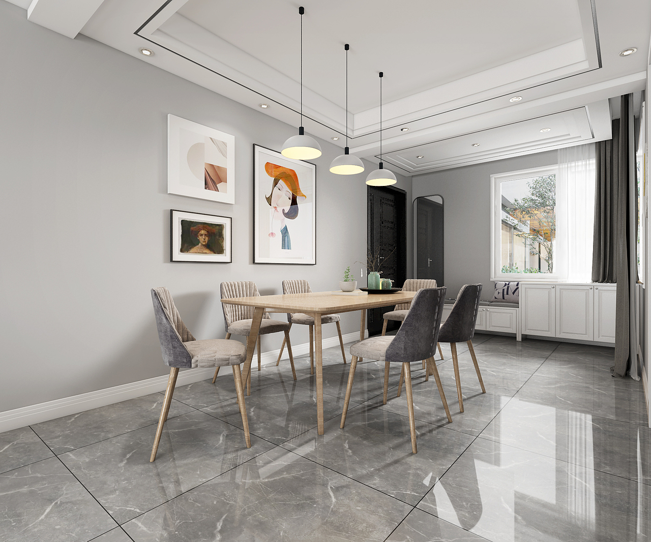 北欧小清新效果图案例