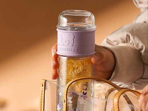 汉仑设计Hoowdesign×杯具熊beddybear玻璃水杯设计