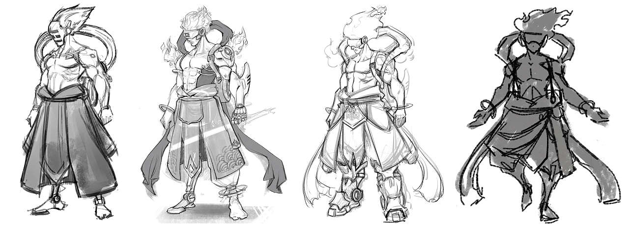 轻科幻角色设计之——火神（图ZMjAwNjkxMzEy） - 概念设定 - 站酷设计师阿琛潘原创素材 - 站酷ZCOOL