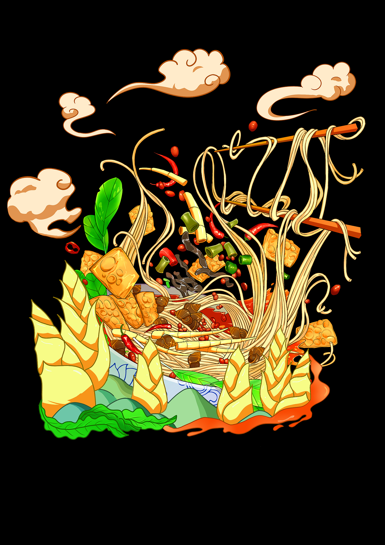 包装插画（图ZMjc4NDgzNzU2） - 商业插画 - 站酷设计师波er波er原创素材 - 站酷ZCOOL