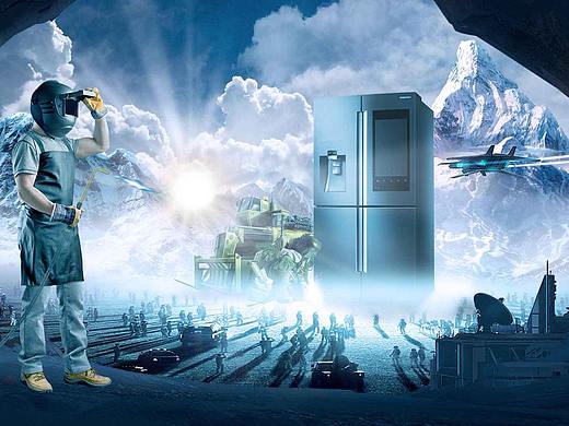 冰箱制造業(yè)（個(gè)人主頁(yè)-ZNTc0NjM3NjA=） - 海報(bào) - 站酷設(shè)計(jì)師愛合成的爸爸原創(chuàng)素材 - 站酷ZCOOL