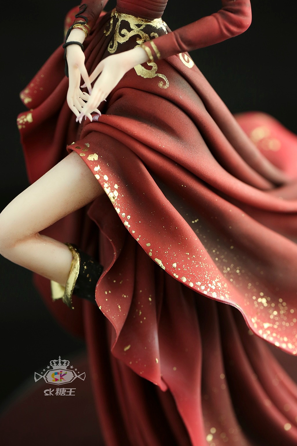 翻糖人偶系列牛角少女