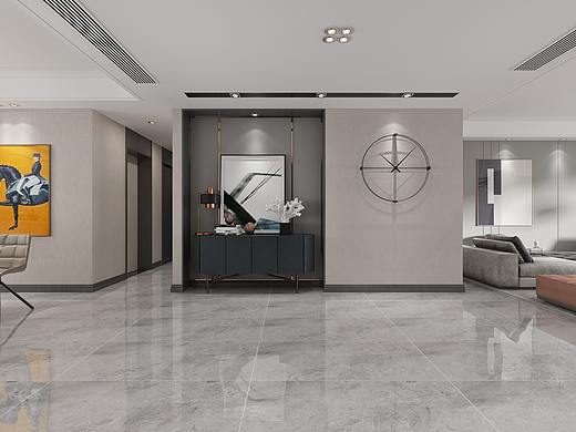 现代黑白灰客餐厅（个人主页-ZMzY2NjkyNTY=） - 家装设计 - 站酷设计师张i8原创素材 - 站酷ZCOOL