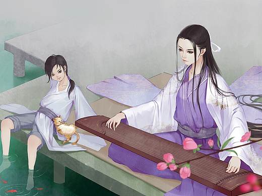 韶华（个人主页-ZMjQ0NTkzNzY=） - 商业插画 - 站酷设计师梦牵魂原创素材 - 站酷ZCOOL
